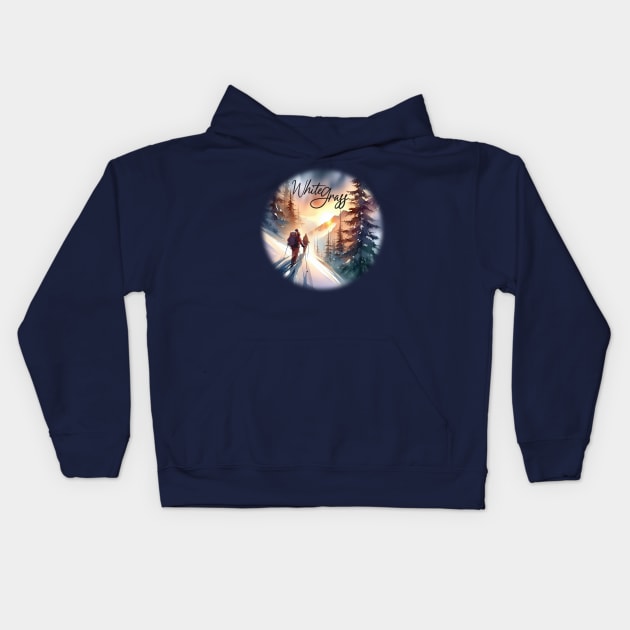 White Grass Kids Hoodie by Billygoat Hollow
